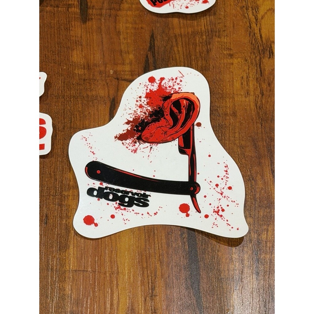 4 x Tarantino 6-Piece (24 Total) Sticker Set Pulp Fiction Reservoir Dogs & More! - Picture 8 of 12